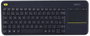 Logitech K400 Plus Teclado Multimedia Inalámbrico con Touchpad Negro